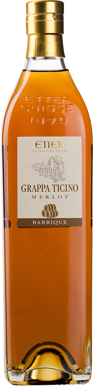 Grappa Ticino Merlot, Etter - Gylden