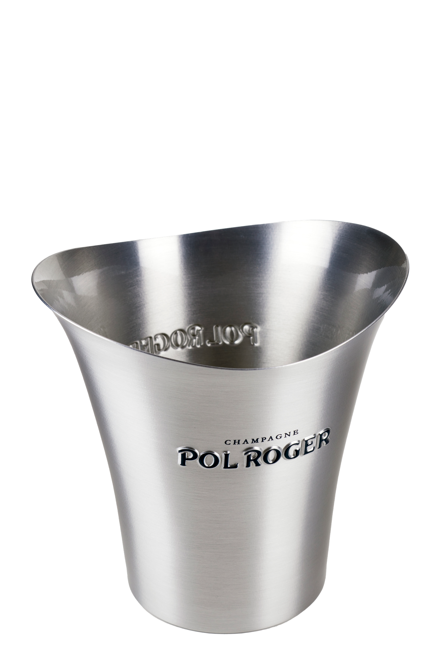 Champagne køler, Aluminium Oval - 1 flaske, Pol Roger