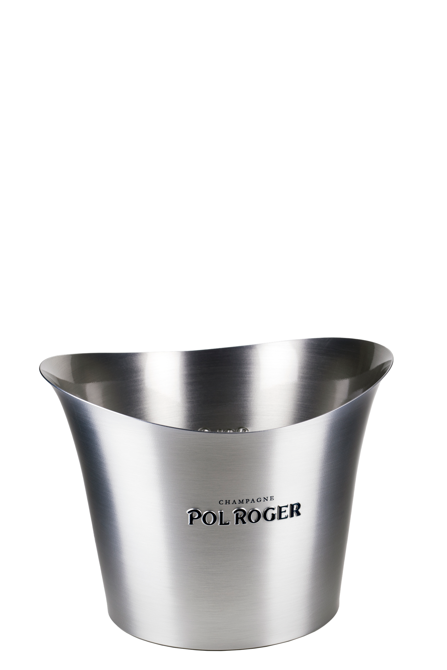 Champagne køler, Aluminium Oval - flere flasker, Pol Roger