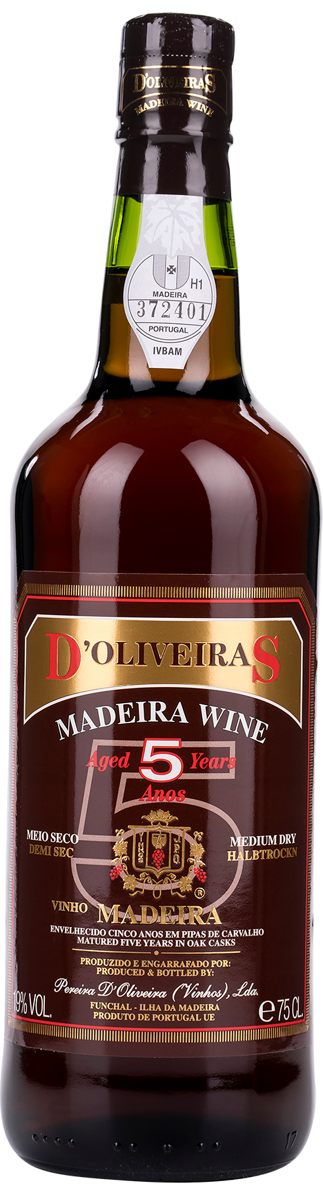 Madeira 5 years medium dry