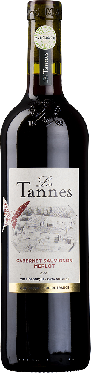 2021 Les Tannes Cabernet Merlot Organic
